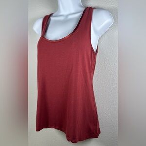 Oasis Women’s Burnt Red Tank Top Size Medium